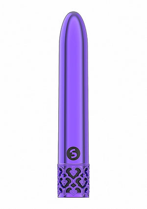 Royal Gems Shiny Purple Abs Bullet Rechargeable