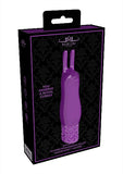 Royal Gems Elegance Purple Rechargeable Silicone Bullet