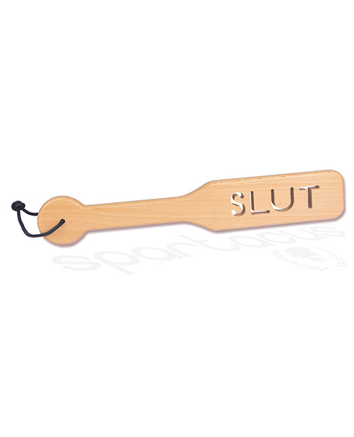 32cm Zelkova Wood Paddle W- Impression Slut