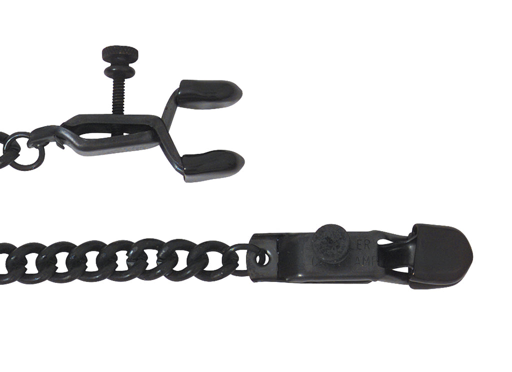 Open Wide Blackline Clamp W- Link Chain - iVenuss