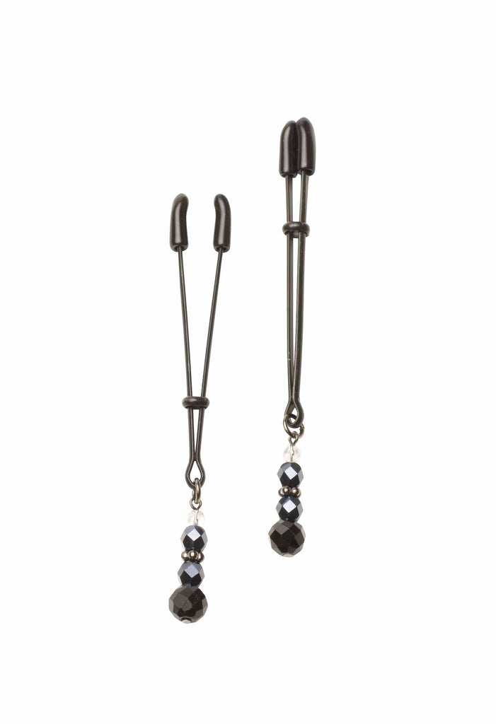 Black Tweezer Clamp Black W-beads - iVenuss