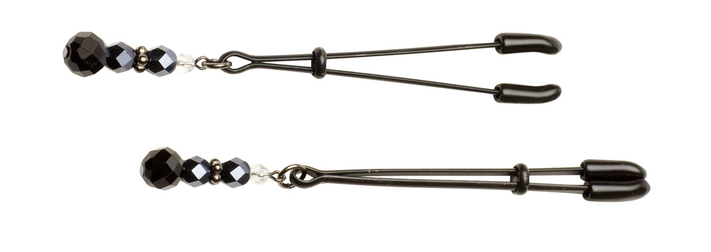Black Tweezer Clamp Black W-beads - iVenuss