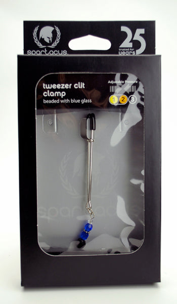 Tweezer Clit Clamp W-blue Beads - iVenuss