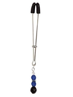 Tweezer Clit Clamp W-blue Beads - iVenuss