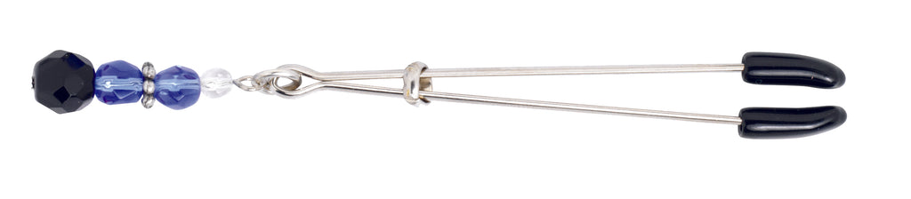 Tweezer Clit Clamp W-blue Beads - iVenuss