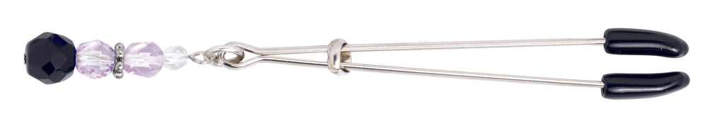 Tweezer Clit Clamp W-purple Beads - iVenuss