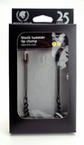Black Tweezer Clamp W-link Chain - iVenuss