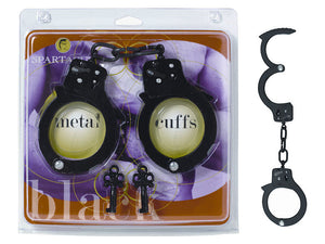 Black Single Lock Handcuffs - iVenuss