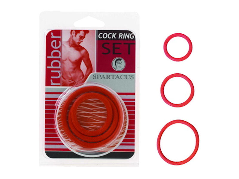 Soft C Ring Set Red - iVenuss