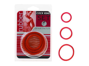 Soft C Ring Set Red - iVenuss