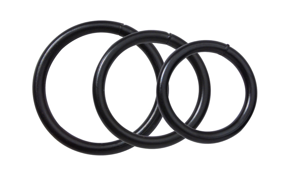 Black Steel C Ring Set - iVenuss