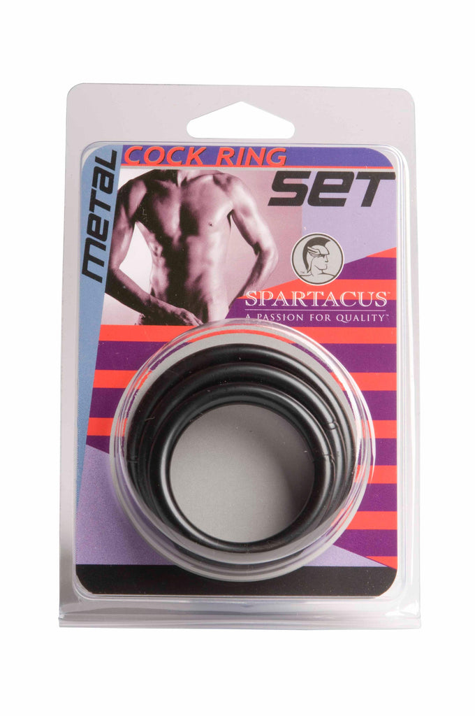 Black Steel C Ring Set - iVenuss