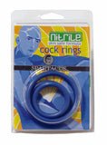 Nitrile Cock Ring Set-blue - iVenuss