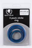 Nitrile Cock Ring Set-blue - iVenuss