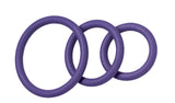 Nitrile Cock Ring Set-purple - iVenuss
