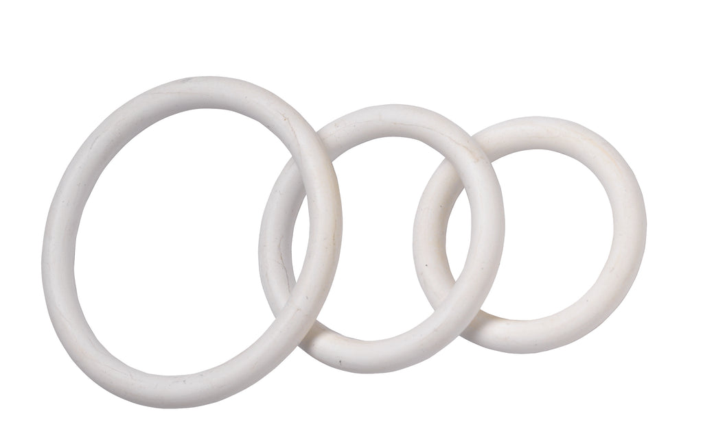 Nitrile Cock Ring Set-white - iVenuss