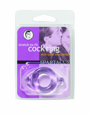 Elastomer Cock Ring Purple - iVenuss