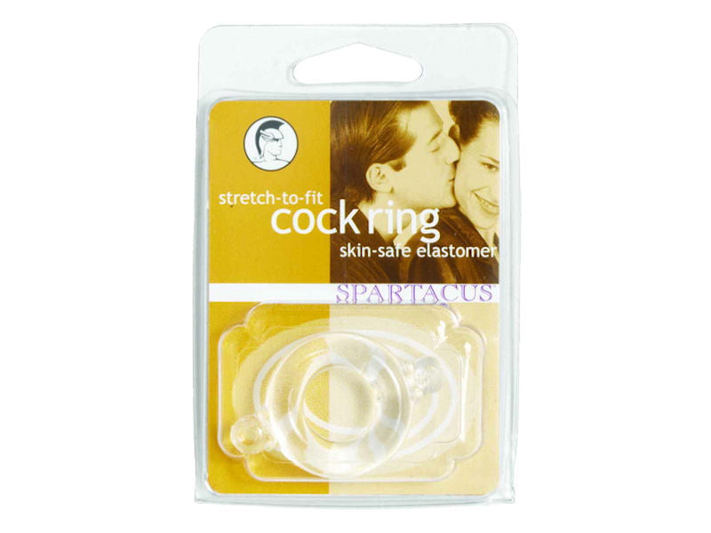 Elastomer Cock Ring Clear - iVenuss