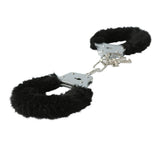 Sex & Mischief Furry Handcuffs Black - iVenuss