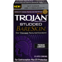 Trojan Studded Bareskin 10 Pack - iVenuss