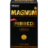 Trojan Magnum Ribbed 12 Pack - iVenuss