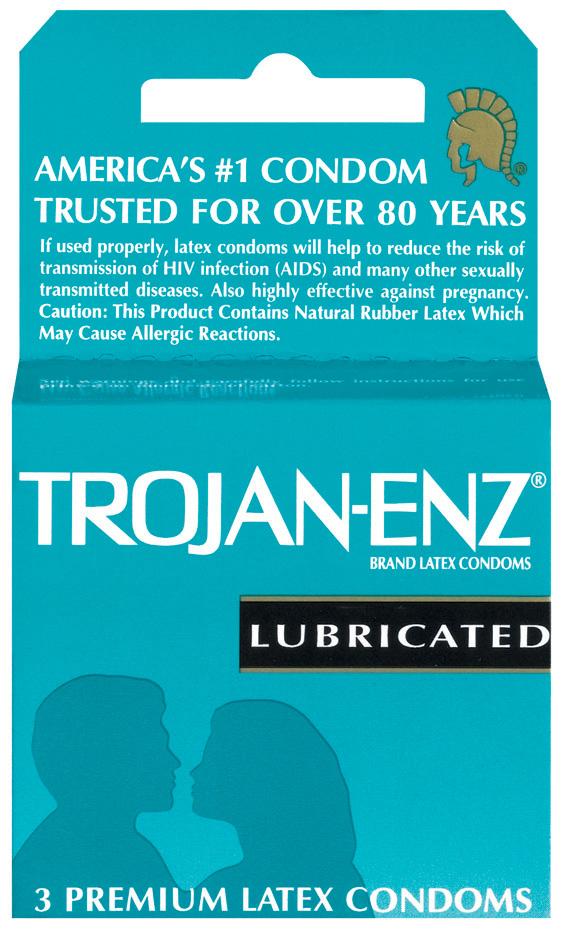 Trojan Enz (lubed) 3pk - iVenuss