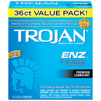 Trojan Enz Lubricated 36pk - iVenuss