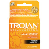Trojan Ribbed 3pk - iVenuss