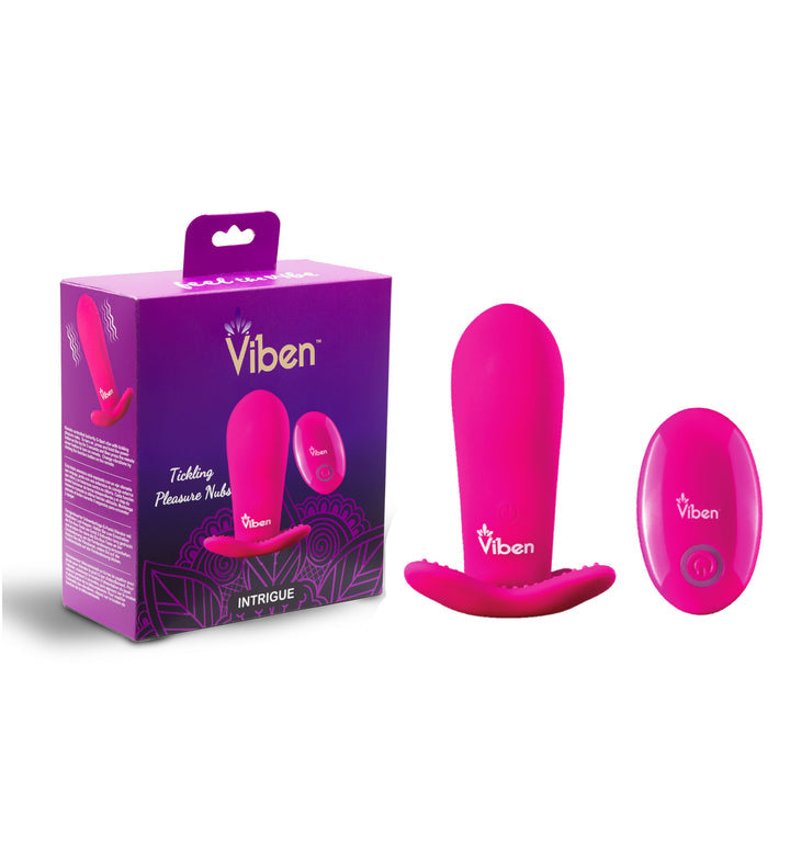Viben Intrigue Panty Vibe W- Pleasure Nubs Hot Pink