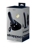 Vedo Strapped Rechargeable Strap On Just Black