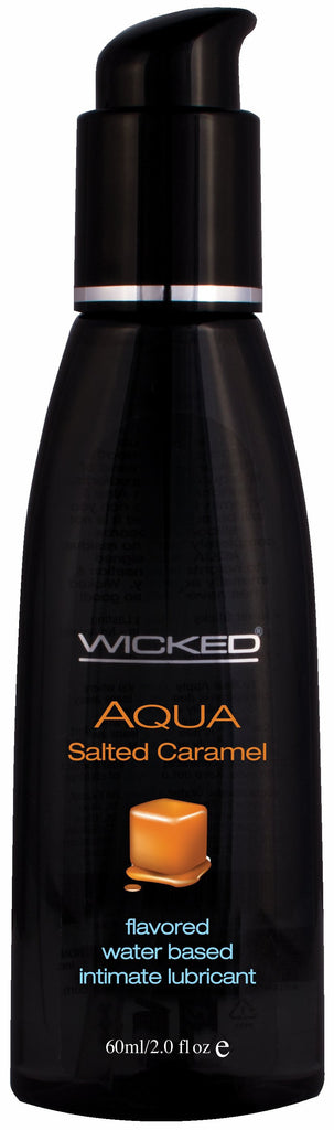 Wicked Aqua Salted Caramel Lube 2 Oz - iVenuss