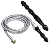 Cloud 9 Fresh + Deluxe Anal Enema Premium Shower Kit W- 2 Tips & 6 Ft Stainless Steel - iVenuss