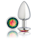 Cloud 9 Gems Silver Chromed Anal Plug Large - iVenuss