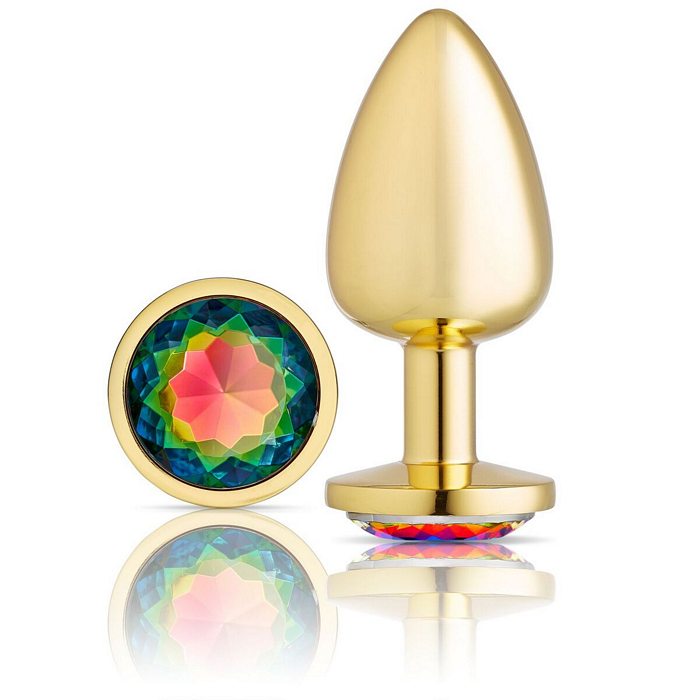 Cloud 9 Gems Gold Anal Plug Large - iVenuss