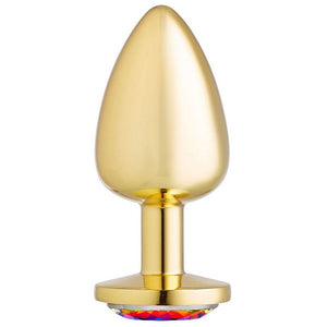 Cloud 9 Gems Gold Anal Plug Large - iVenuss