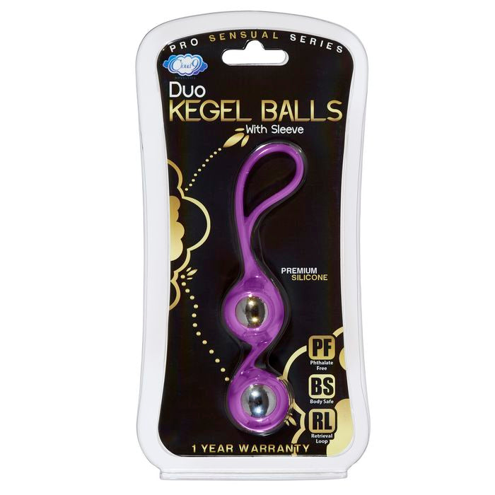 Cloud 9 Pro Sensual Duo Kegel Balls Purple - iVenuss