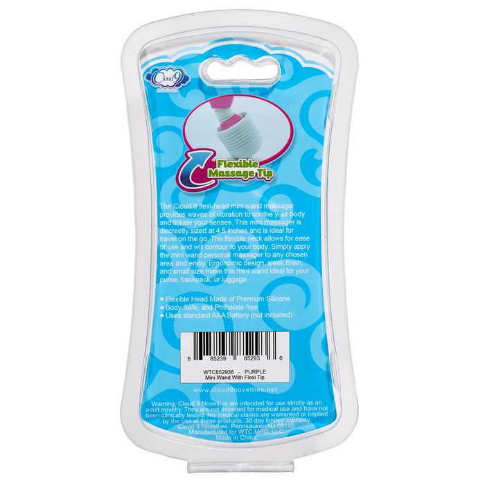 Cloud 9 Mini Wand Massager Purple - iVenuss