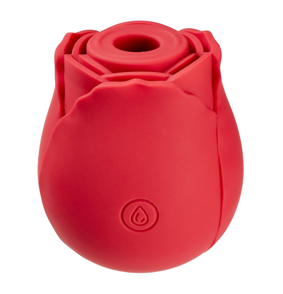 Cloud 9 Health & Wellness Rose Suction Stimulator Red