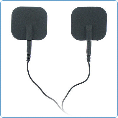 Zeus Electrosex Black Adhesive Silicone Pads Pair - iVenuss