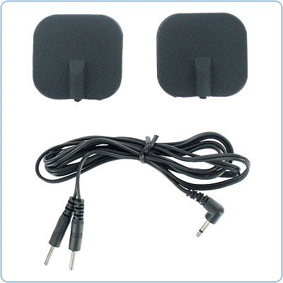 Zeus Electrosex Black Adhesive Silicone Pads Pair - iVenuss