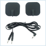 Zeus Electrosex Black Adhesive Silicone Pads Pair - iVenuss