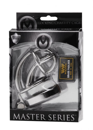 Master Series Captus Stainless Steel Chastity Cage - iVenuss