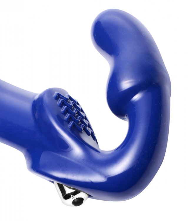 Strap U Revolver Strapless Strap On Dildo Blue - iVenuss