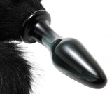 Tailz Midnight Fox Glass Plug With Tail - iVenuss