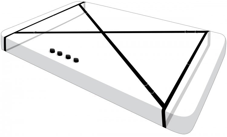 Master Series Interlace Bed Restraint Set - iVenuss