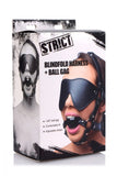 Strict Eye Mask Harness W- Ball Gag - iVenuss