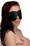 Strict Black Fleece Lined Blindfold - iVenuss