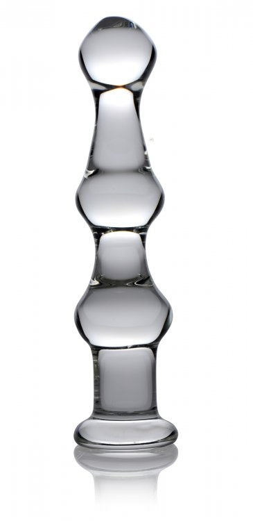 Master Series Mammoth 3 Bumps Glass Dildo - iVenuss