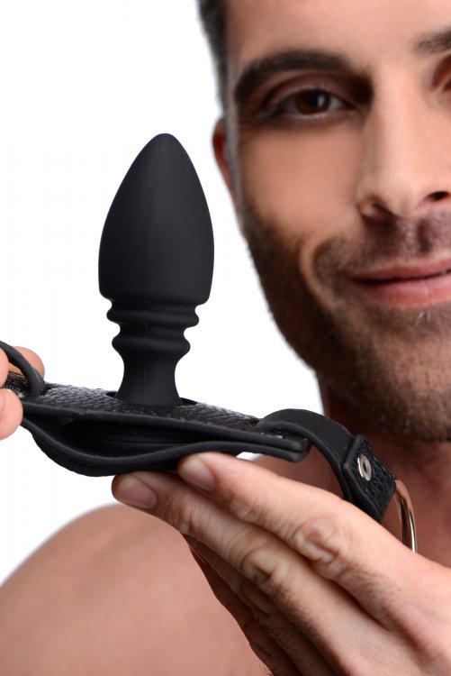 Strict Male Harness W-silicone Butt Plug - iVenuss