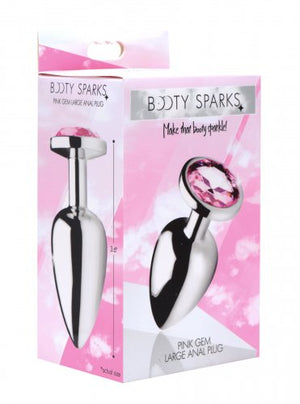 Booty Sparks Pink Gem Large Anal Plug - iVenuss